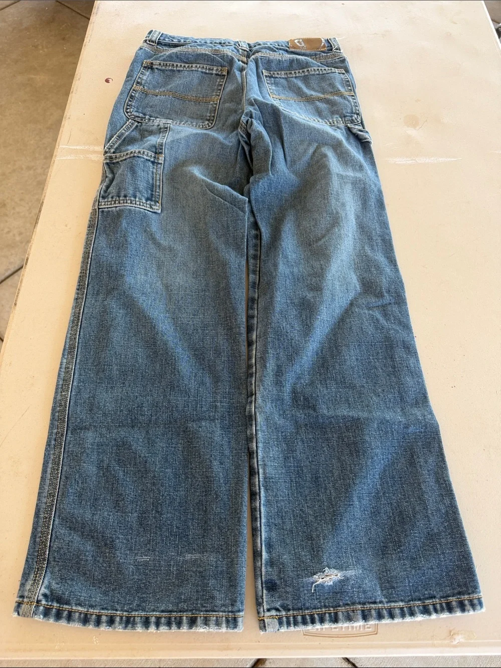 Gymboree Kids Blue Carpenter Jeans With Adjustable Waist